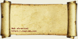 Lana Abramović vizit kartica